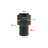 FMA037 0.37X 0.5X 0.75X Microscope Eyepiece C-Mount Adapter Lens to 23.2mm Interface For Video Microscope Camera
