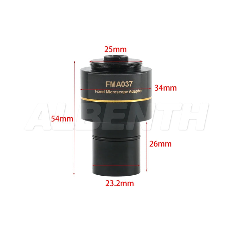 FMA037 0.37X 0.5X 0.75X Microscope Eyepiece C-Mount Adapter Lens to 23.2mm Interface For Video Microscope Camera