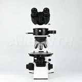 Albenth 40X-400X Transmitting Polarizing Trinocular Microscope Revolving Round Stage Halogen Illumination