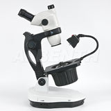 Albenth 6.7X-45X Magnification Professional Advanced Jewel Gem Zoom Binocular Stereo Microscope on Track Stand