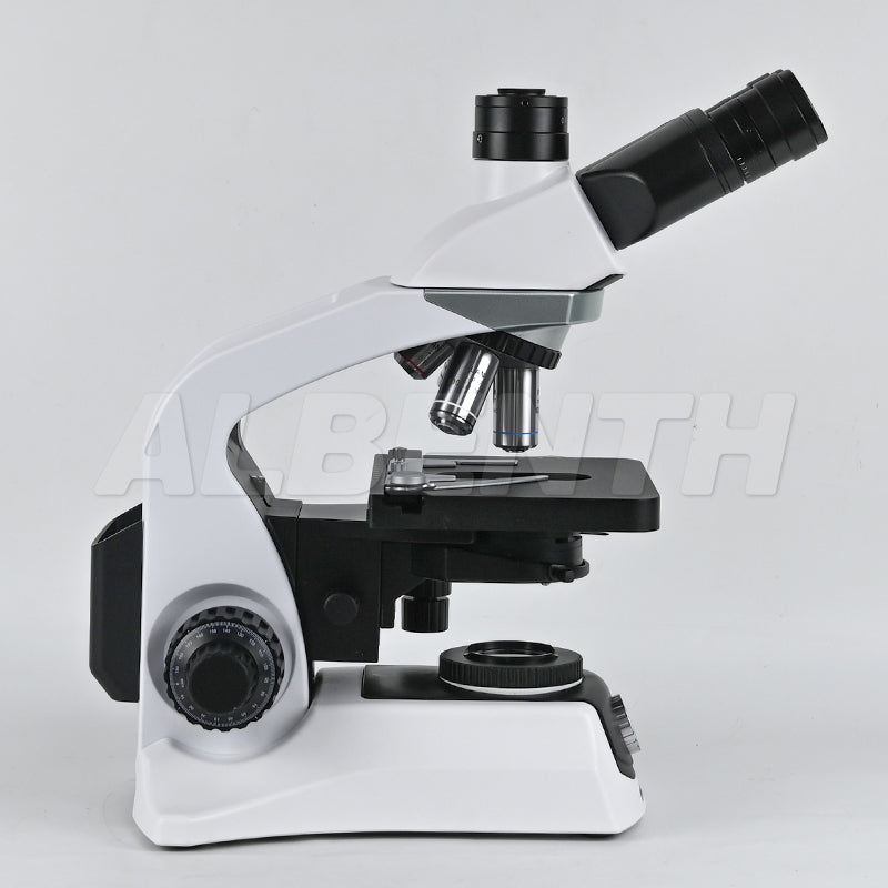 Albenth Trinocular Infinity  Biologique Microscope 40X-1000X Magnification With LED Light For Schools, Laboratories