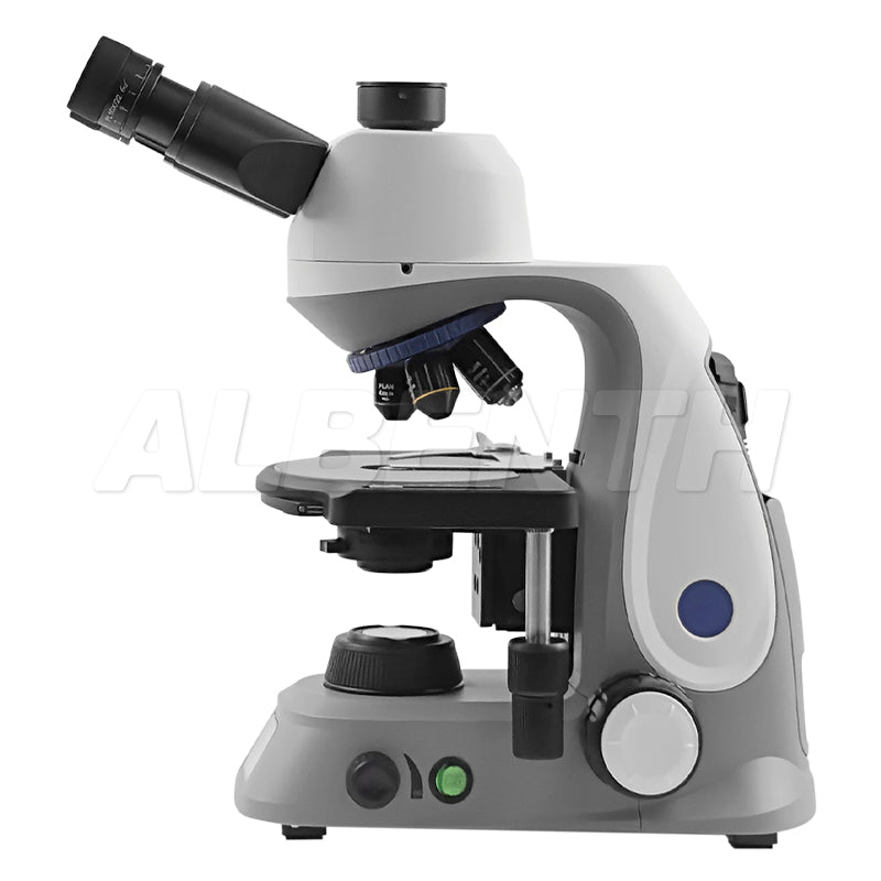 Albenth 40X-1000X Trinocular Infinity Plan Achromatic Compound Biological Microscope With Display Screen For Clinical Laboratory