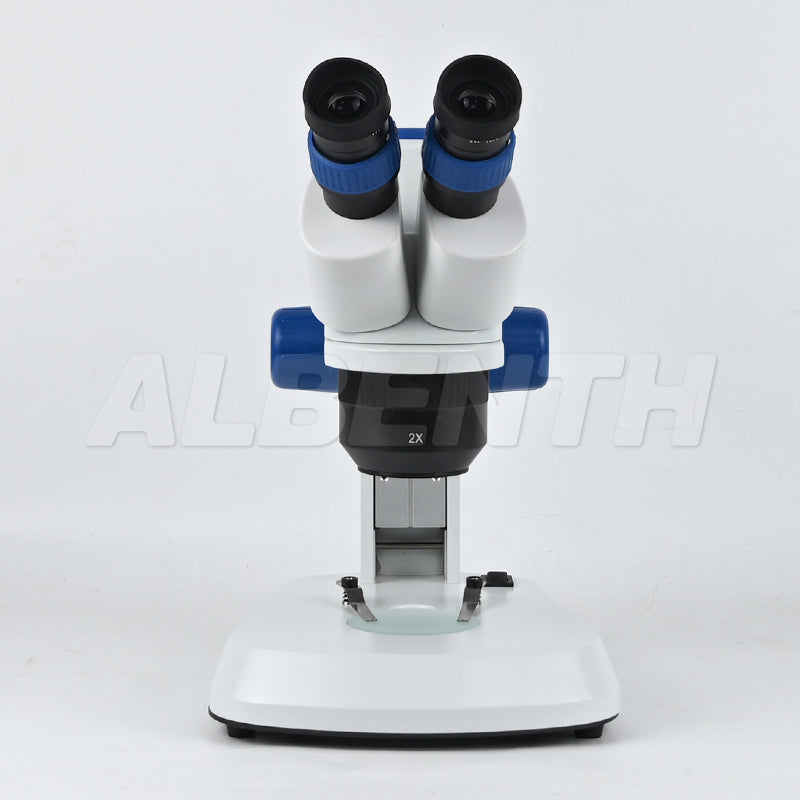 Albenth 10X-30X Educational Stereo Digital Binocular Stereo Microscope Handle Portable With Triple Turntable Objective For School Educational Child