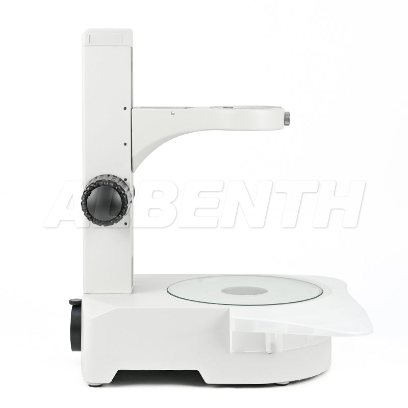 Rotating Microscope Sample Holder Zoom Microscope Track Stand With 360° Rotating Mirror, 76mm Coarse Foc ...