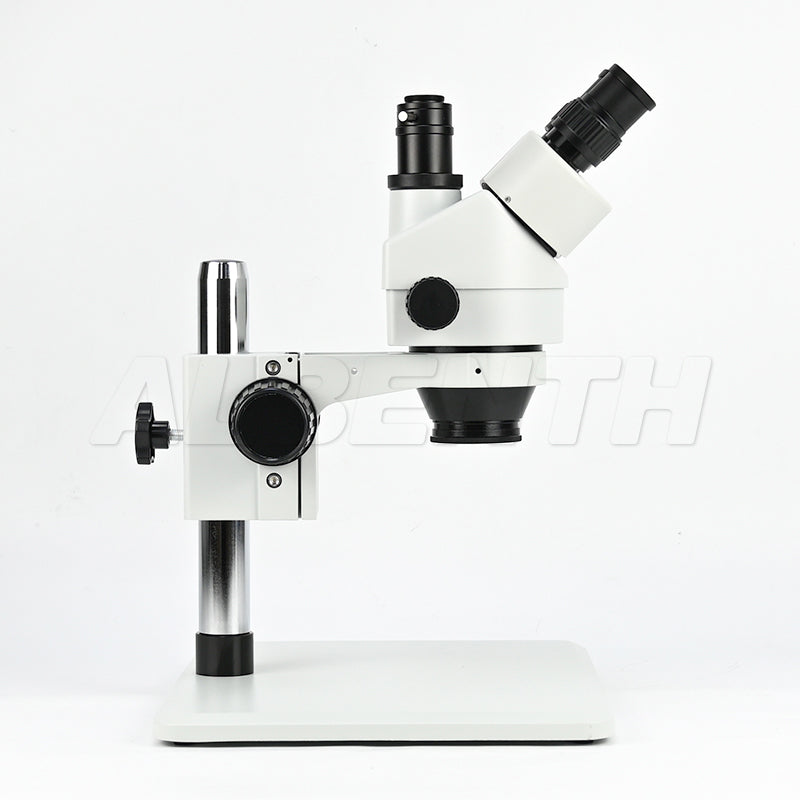 Albenth 7-45X Trinocular Zoom Stereo Microscope with Super Large Stand
