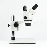 Albenth 7-45X Trinocular Zoom Stereo Microscope with Super Large Stand