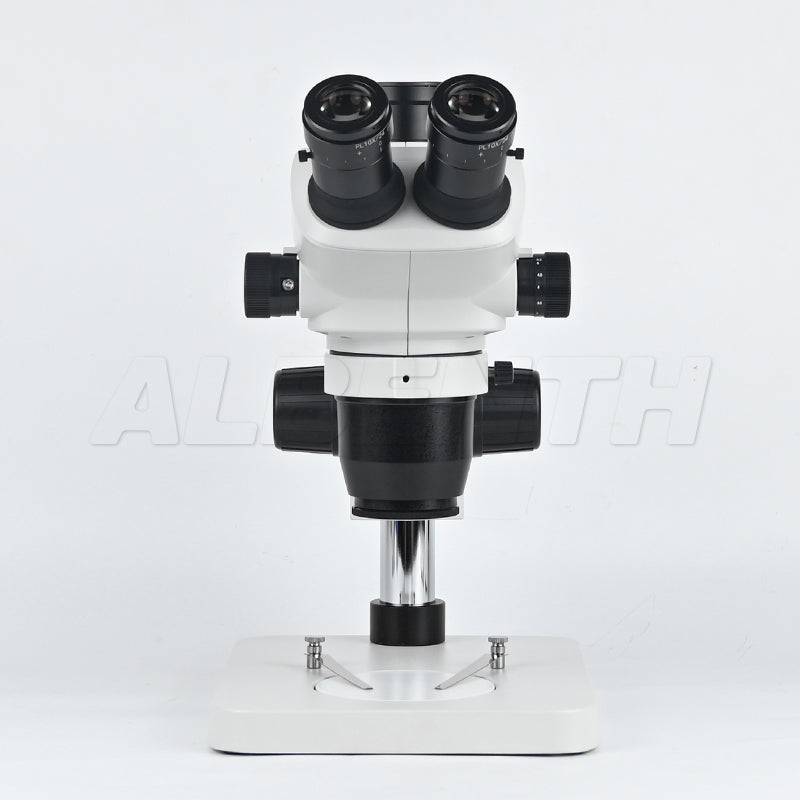 Albenth 6.5X-52X Trinocular Zoom Stereo Microscope with Super Large Stand