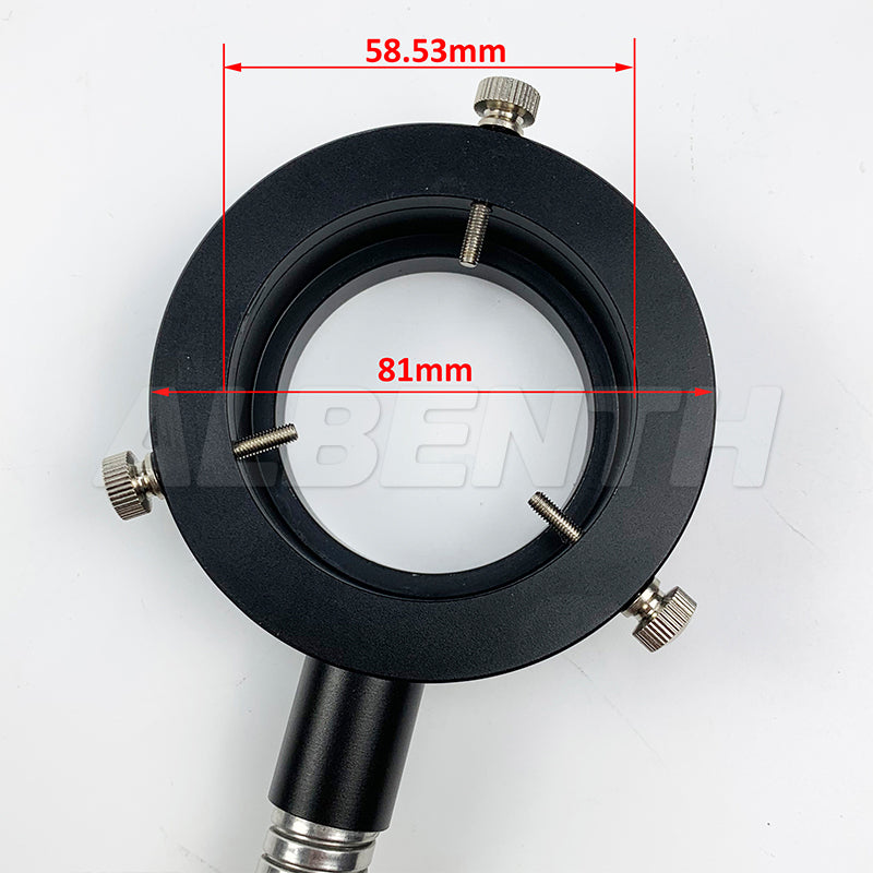 Led 20w Microscope Albenth 20W Fiber Optic Microscope O-Ring Light Illuminator With Inner ...