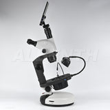 Albenth 6.5X-65X Trinocular Professional Jewelry Gemological Microscopes, With 4K 13.3'' LCD WiFi, HDMI, USB Microscope Camera