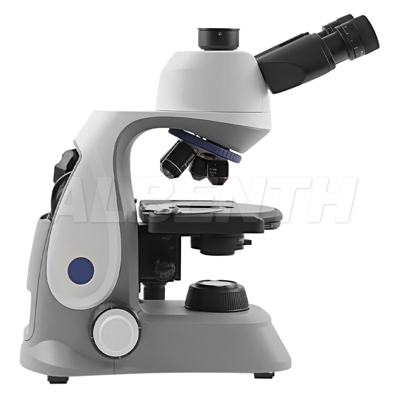 Albenth 40X-1000X Trinocular Infinity Plan Achromatic Compound Biological Microscope With Display Screen For Clinical Laboratory