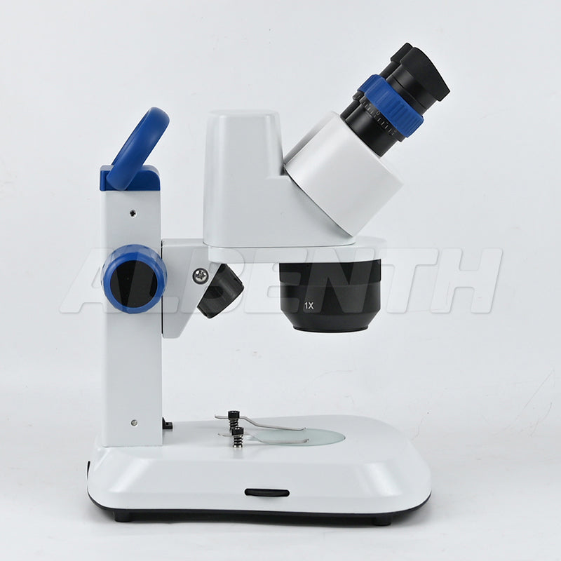 Albenth 10X-30X Educational Stereo Digital Binocular Stereo Microscope Handle Portable With Triple Turntable Objective For School Educational Child