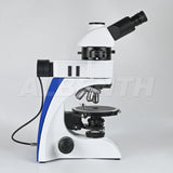 Albenth 40X-400X Transmitting Reflecting Polarizing Trinocular Microscope With Revolving Round Stage LED Illumination