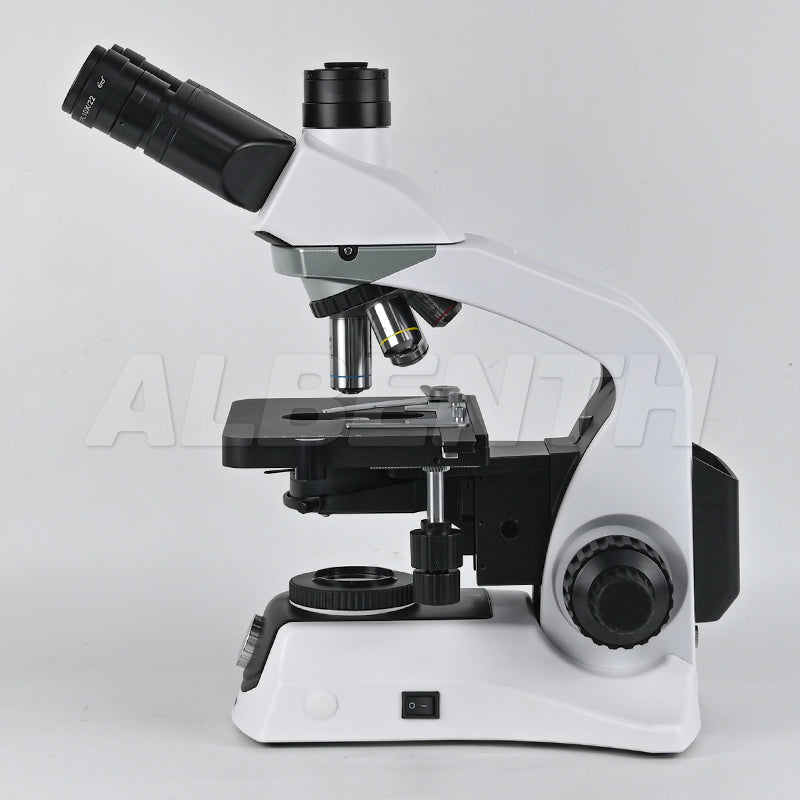 Albenth Trinocular Infinity  Biologique Microscope 40X-1000X Magnification With LED Light For Schools, Laboratories