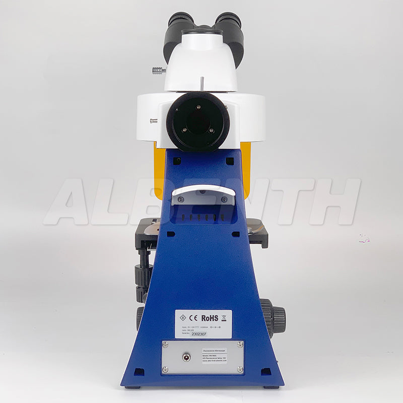 40X-1000X Fluorescence Microscope Transmission Reflection With 3W LED Lamp, 100W Mercury Lamp