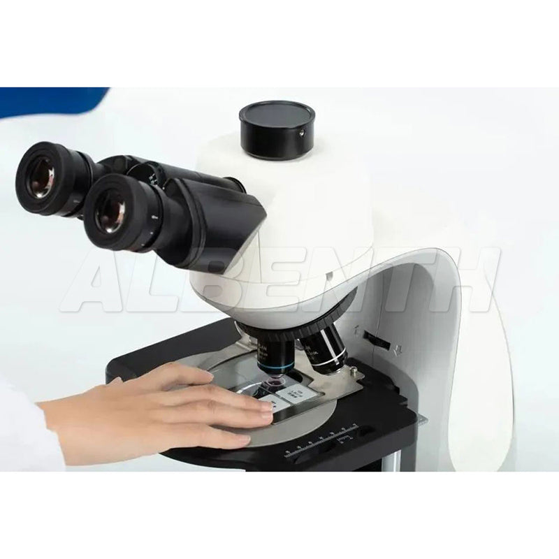 Albenth 40X-1000X Trinocular Infinity Plan Achromatic Compound Biological Microscope For Clinical Laboratory