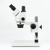 Albenth 7-45X Trinocular Zoom Stereo Microscope with Super Large Stand