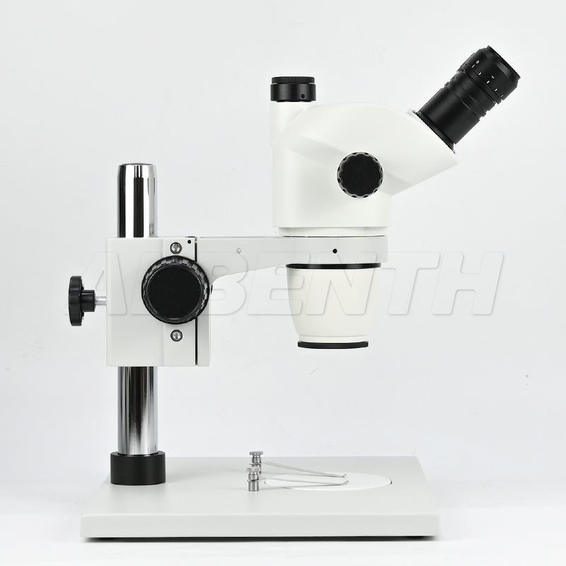 Albenth 6.7X-45X Trinocular Zoom Stereo Microscope with Super Large Stand