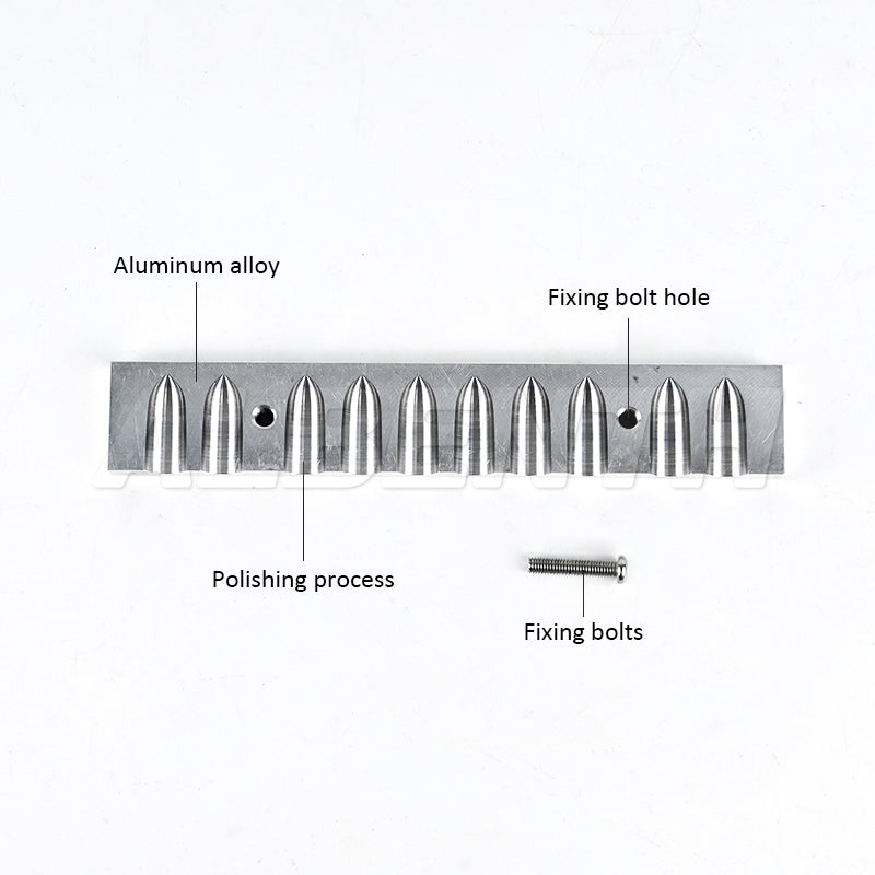 10 holes 2.0g Bullet-shaped Suppository Mold Manual Aluminum Alloy Suppository Mold Teaching Experiment Mould