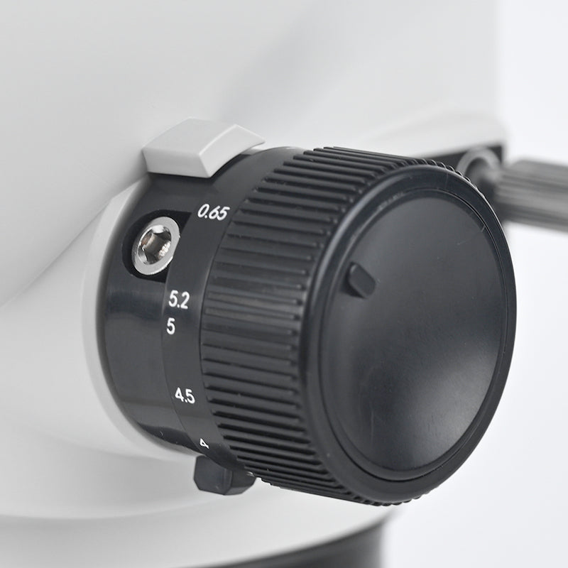 Albenth 6.5X-52X Trinocular Zoom Stereo Microscope Head With 0:100 Light Split 24mm Larger Field Eyepiece