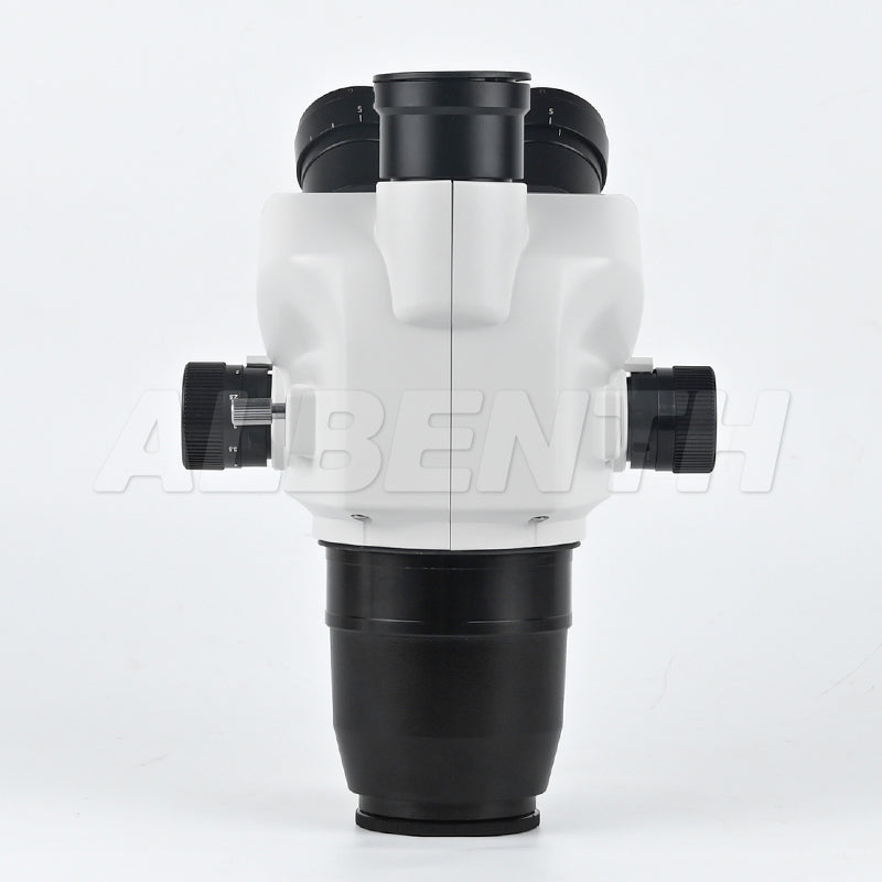 Albenth 6.5x-52x Trinocular Zoom Stereo Microscope Body With Camera Adapters