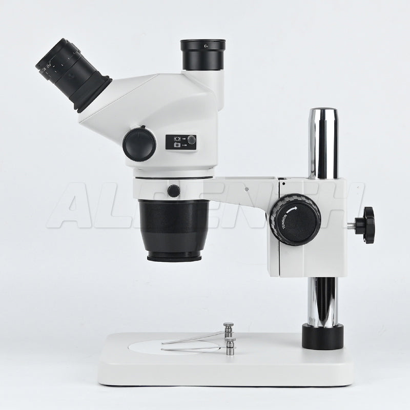 Albenth 6.5X-52X Trinocular Zoom Stereo Microscope with Super Large Stand