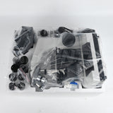 Albenth 40X-1600X Trinocular Biological Achromatic Microscope With Double Layer Mechanical Stage 1W LED Light, 1X Camera Adapter