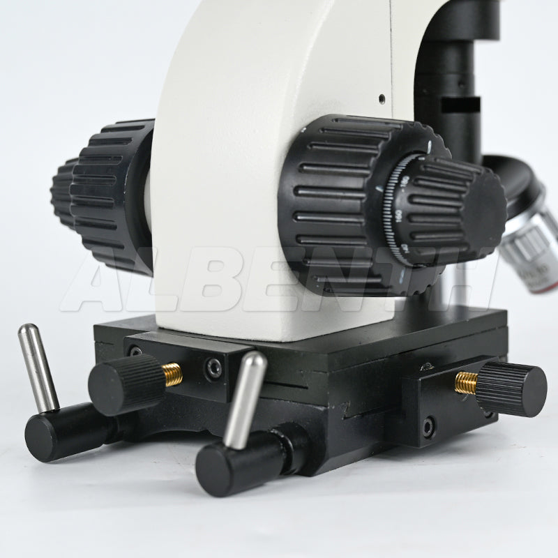 Albenth 40X-400X Hand Held Portable Metallurgical Microscope With Plan achromatic Metallurgical objective Adjustable LED Light