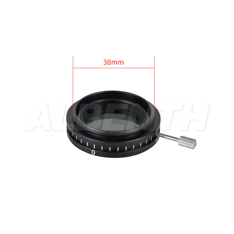Rotating Polarizer Set For Stereo Microscope