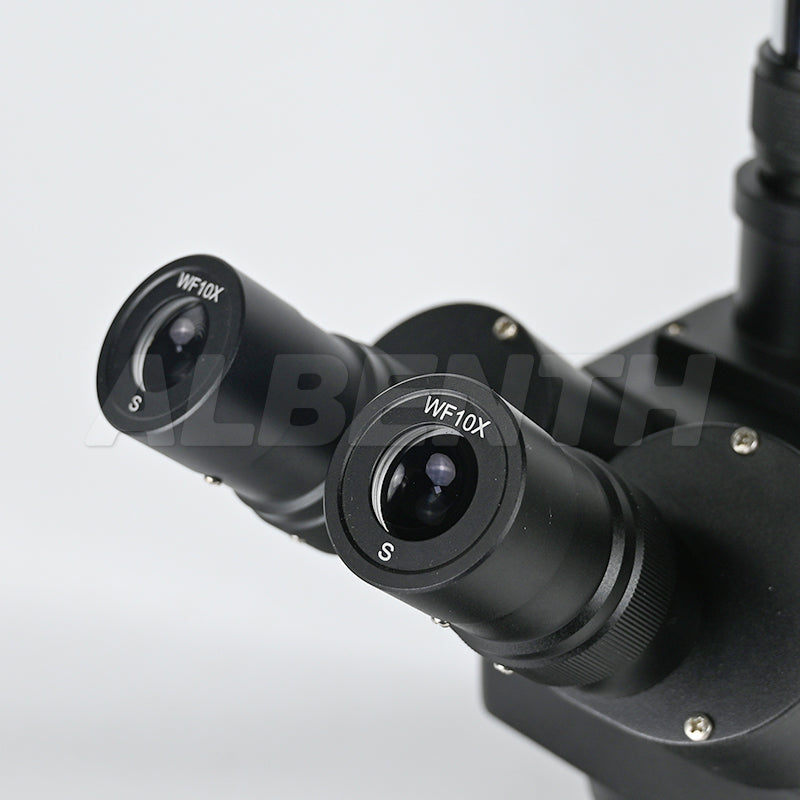 Albenth 10X-40X Jewelry Gem Trinocular Stereo Microscope With Polarizer, Analyzer