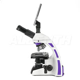 40x-2500x DIN Achromatic Objective Trinocular Laboratory Compound Microscope With 5.0MP LCD Touch Pad Screen