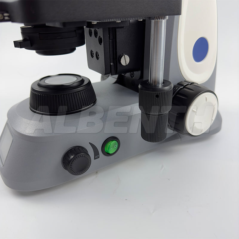 Albenth 40X-1000X Trinocular Infinity Plan Achromatic Compound Biological Microscope With Display Screen For Clinical Laboratory