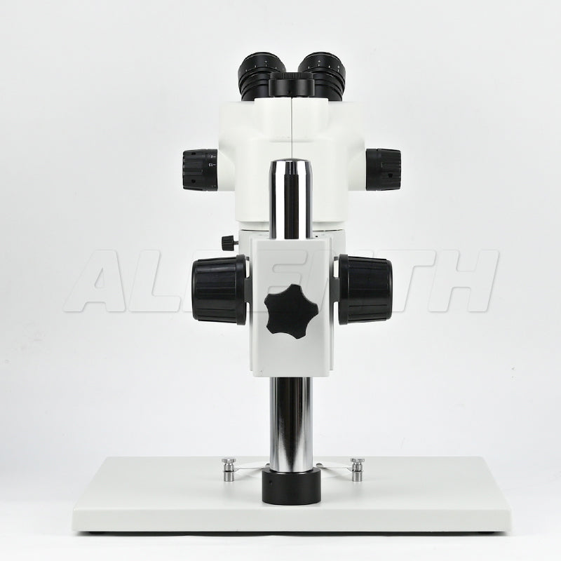 Albenth 6.7X-45X Trinocular Zoom Stereo Microscope with Super Large Stand