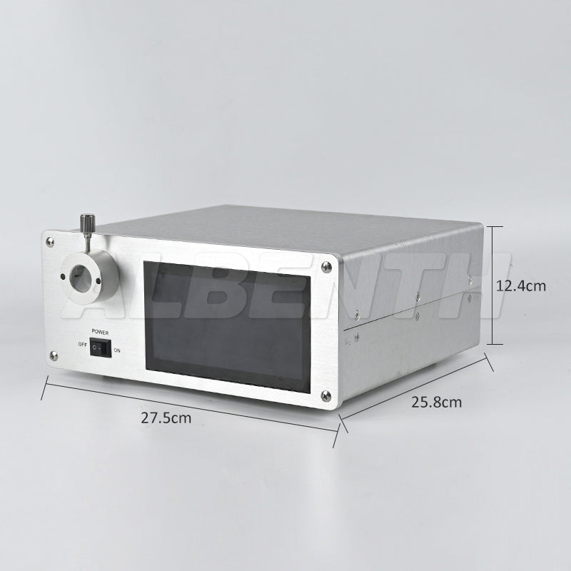 20W 6400K Color-mixing RGB LED Illuminator LED Fiber Optic Cold Light Source White/Red/Green/Blue Digital Adjustable Dual Gooseneck RGBW Quad-Color COB LED Microscope Illuminator 100–240V