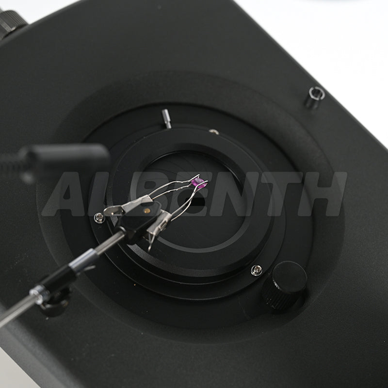 Albenth 6.5X-65X Trinocular Professional Jewelry Gemological Microscopes, With 4K 13.3'' LCD WiFi, HDMI, USB Microscope Camera
