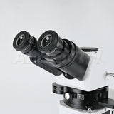 Albenth 40X-400X Transmitting Reflecting Polarizing Trinocular Microscope With Revolving Round Stage LED Illumination