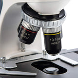 Swift SW380T 40X-2500X Magnification, Siedentopf Head, Research-Grade Trinocular Microscope Compound Lab with Wide-Field 10X/25X Eyepieces, Mechanical Stage, Ultra-Precise Focusing