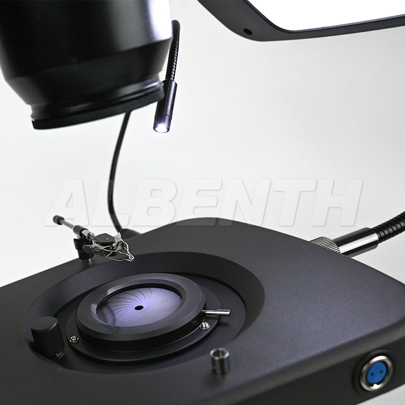 Albenth 6.5X-65X Trinocular Professional Jewelry Gemological Microscopes, With 4K 13.3'' LCD WiFi, HDMI, USB Microscope Camera