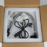 20W 6400K Color-mixing RGB LED Illuminator LED Fiber Optic Cold Light Source White/Red/Green/Blue Digital Adjustable Dual Gooseneck RGBW Quad-Color COB LED Microscope Illuminator 100–240V