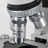 SWIFT SW350T Trinocular Compound Microscope SW350T, 40X-2500X Magnification With 2MP/4MP 10.1'' LCD Microscope Camera Siedentopf Head, Research-Grade, Two-Layer Mechanical Stage
