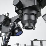 Albenth 10X-40X Jewelry Gem Trinocular Stereo Microscope With Polarizer, Analyzer