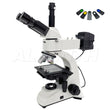 50X-1000X Trinocular Metallurgical Microscope with Polarization
