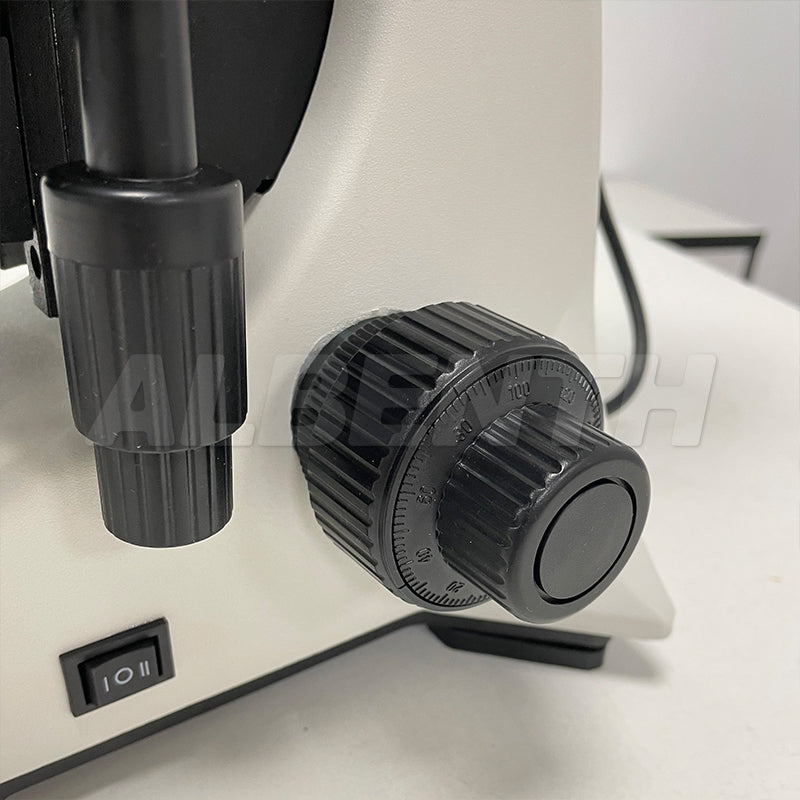 50X-1000X Trinocular Metallurgical Microscope with Polarization