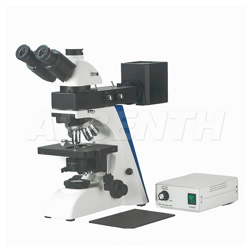 50X-500X Trinocular Metallurgical Microscope With Transmitted & Reflected Illumination, Semi-Apochromatic Objective, Bright & Dark Objective