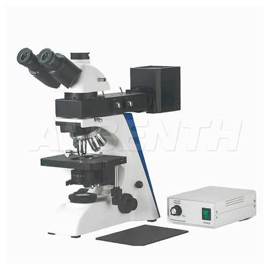50X-500X Trinocular Metallurgical Microscope With Transmitted & Reflected Illumination, Semi-Apochromatic Objective, Bright & Dark Objective