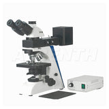 50X-500X Trinocular Metallurgical Microscope With Transmitted & Reflected Illumination, Semi-Apochromatic Objective, Bright & Dark Objective