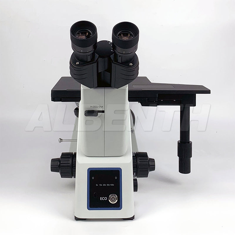 Inverted Field Microscope 50x-500x Inverted Trinocular Bright Field Metallographic Microscope ...