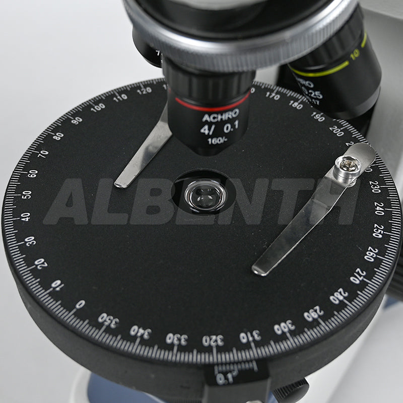 Albenth 40X-1000X Monocular Polarizing Microscope