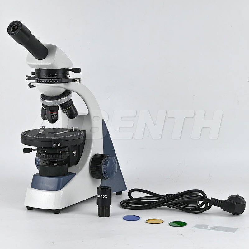 Albenth 40X-1000X Monocular Polarizing Microscope