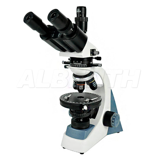 Albenth 40X-1000X Trinocular Polarizing Microscope