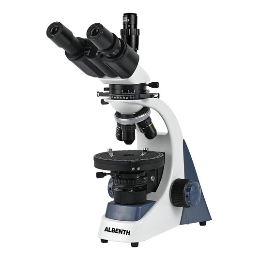 Albenth 40X-1000X Trinocular Polarizing Microscope